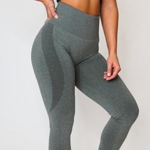 NVGTN Khaki Green Contour Seamless Leggings
